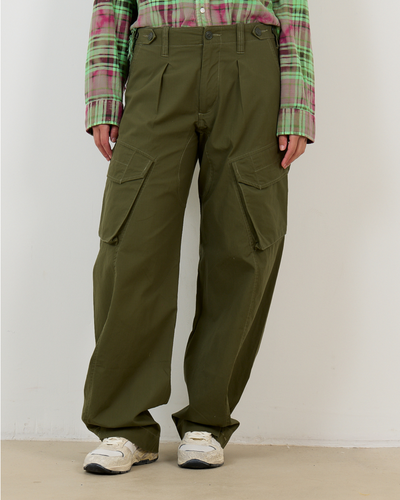 Barrel Cargo Pants Olive Green