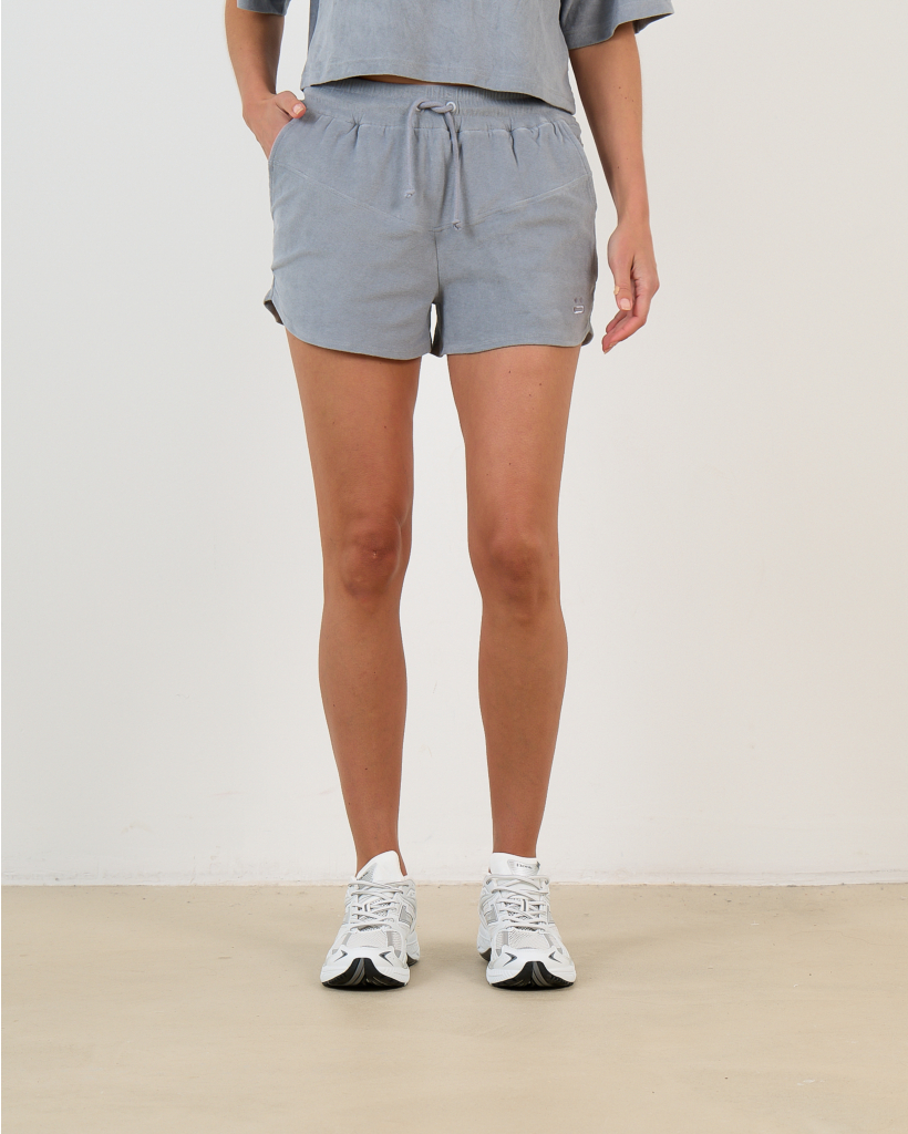 Saha Jersey Terry Shorts Blauwgrijs
