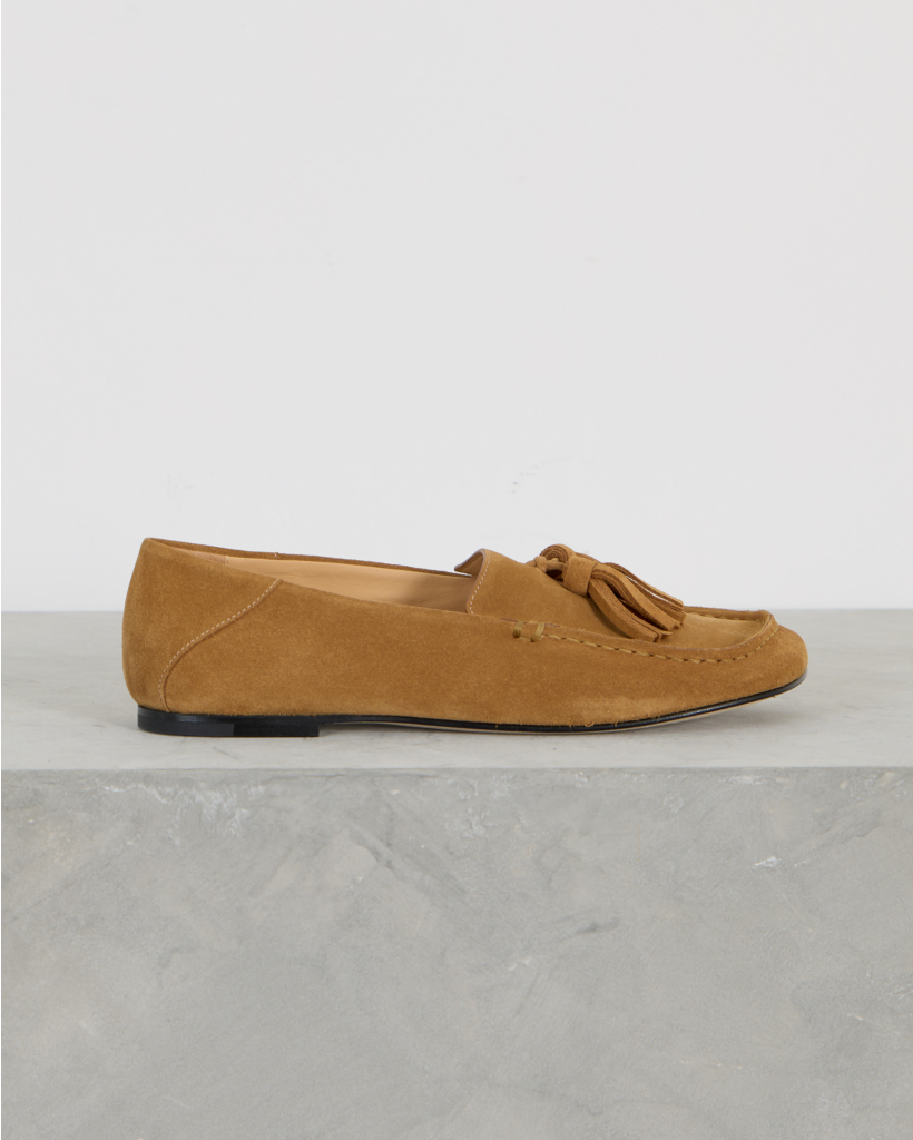 Drew Loafer Caramel Suede 