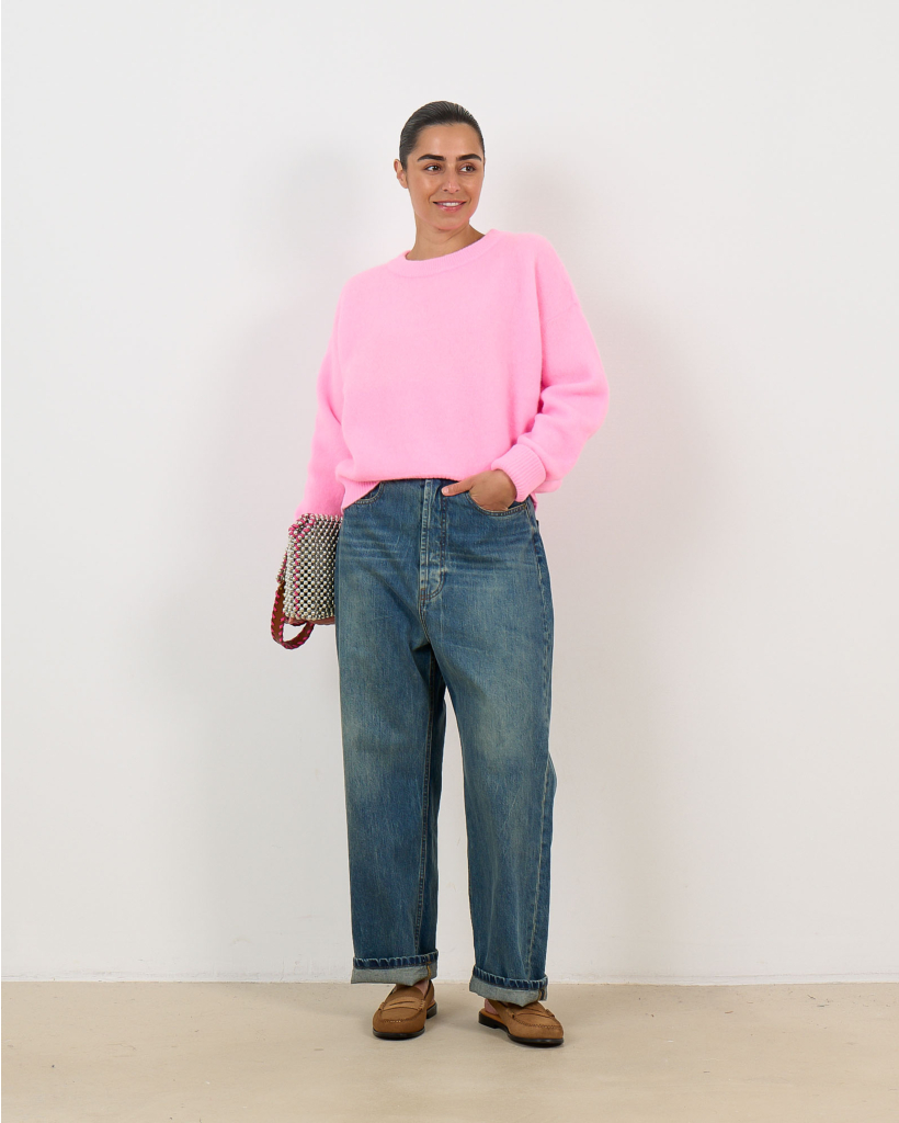 Vitow Alpacamix Trui Roze