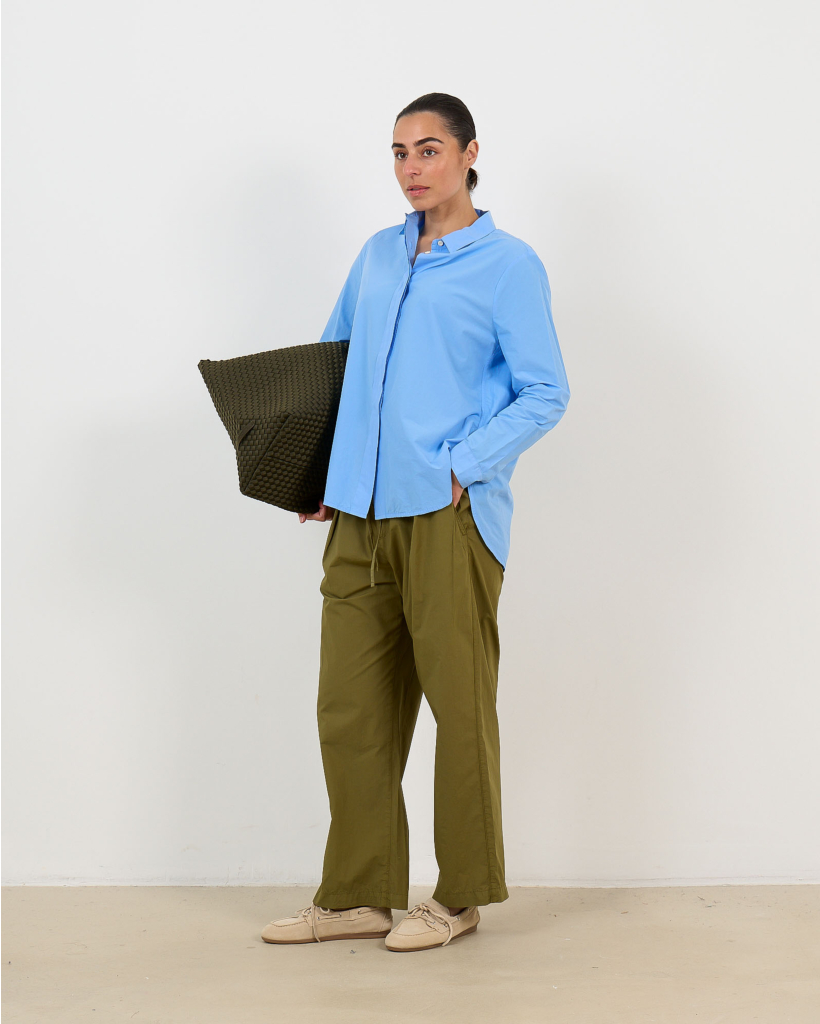 Julie Concealed Placket Blouse Bora