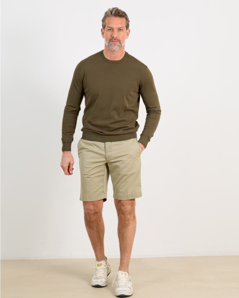 Slim Bermuda Short Sage