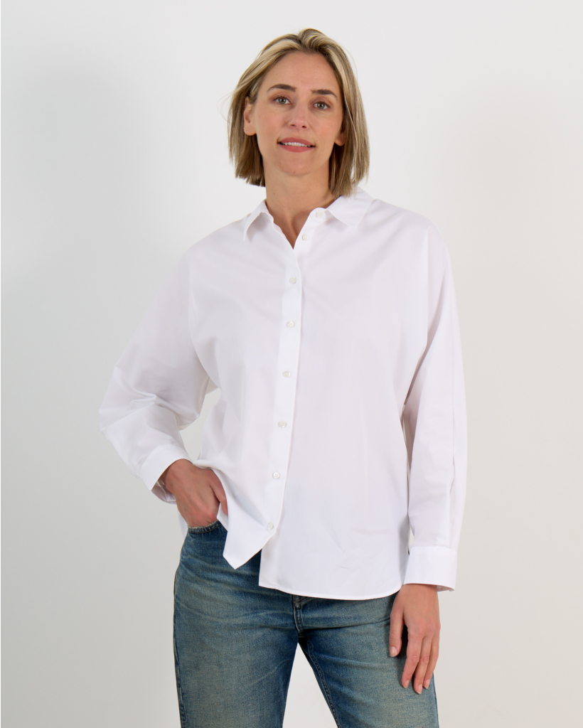 Blouse Lange Mouw Wit