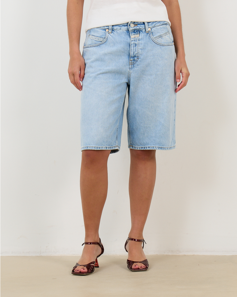 Jenika Bermuda Denim Short Lichtblauw