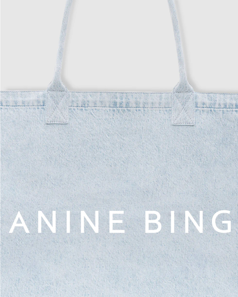 Denim Tote Bag Licht Blauw