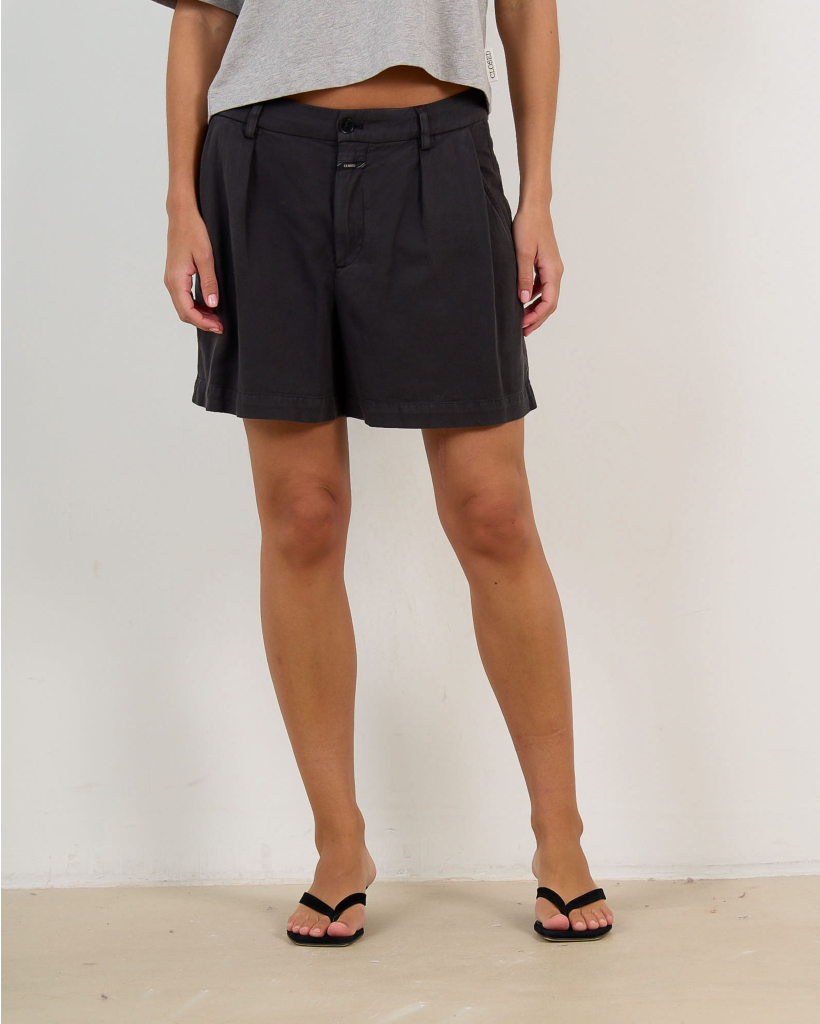 Revyl Linnen Twill Short Zwart