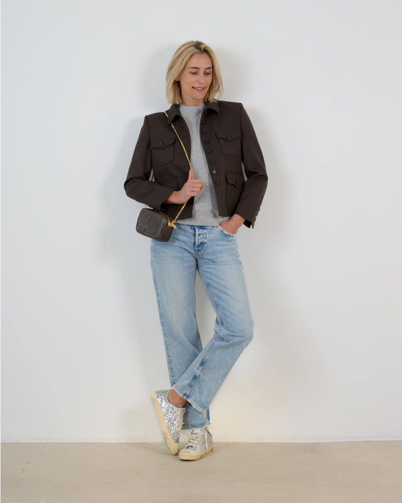 Jamison Kort Wollen Jack Donker Bruin