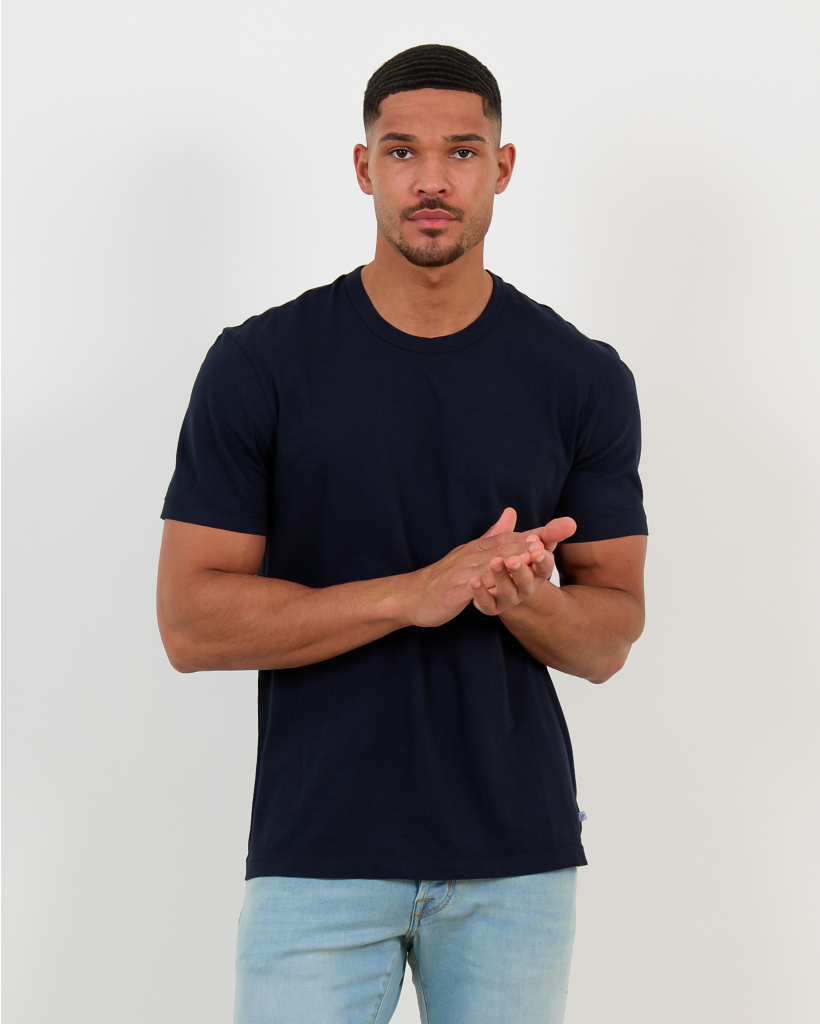 Basis T-Shirt Donker Blauw