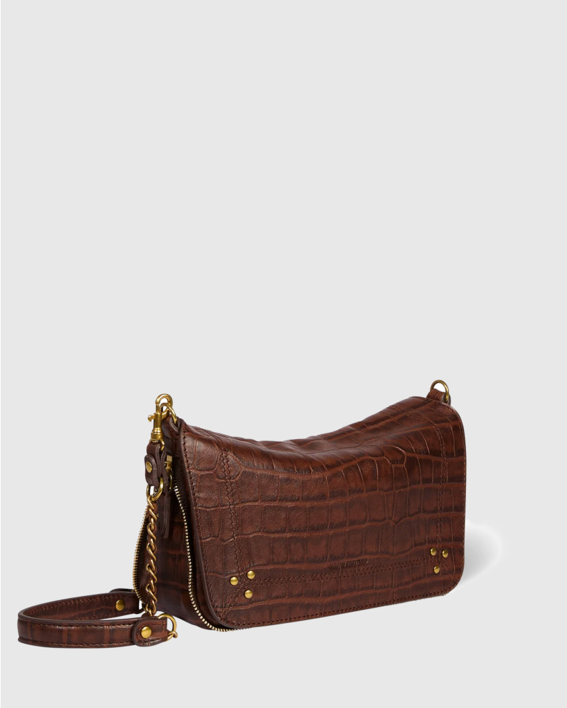 Bobi S Tas Imprimé Croco Cigare Sheepskin