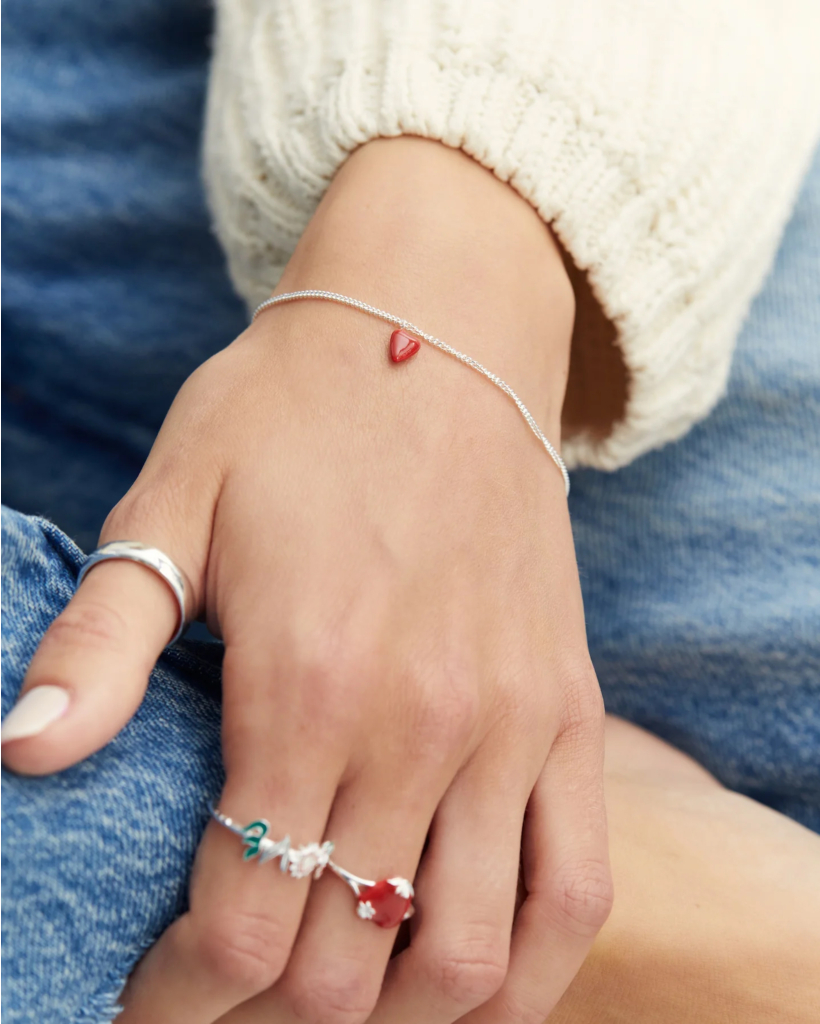 Heart Beat Bracelet Silver