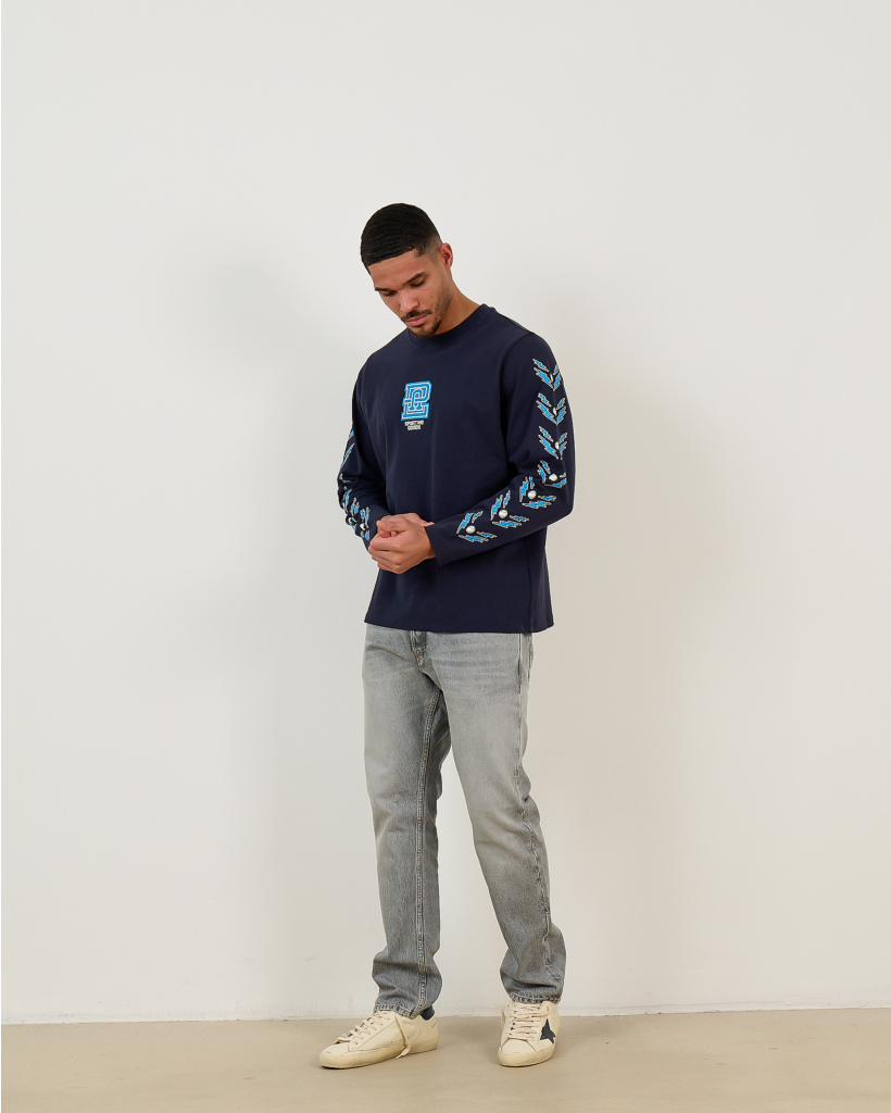 Inazuma longsleeve Navy 