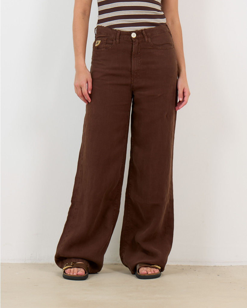 Skater Linnen Broek Chocolat Martini