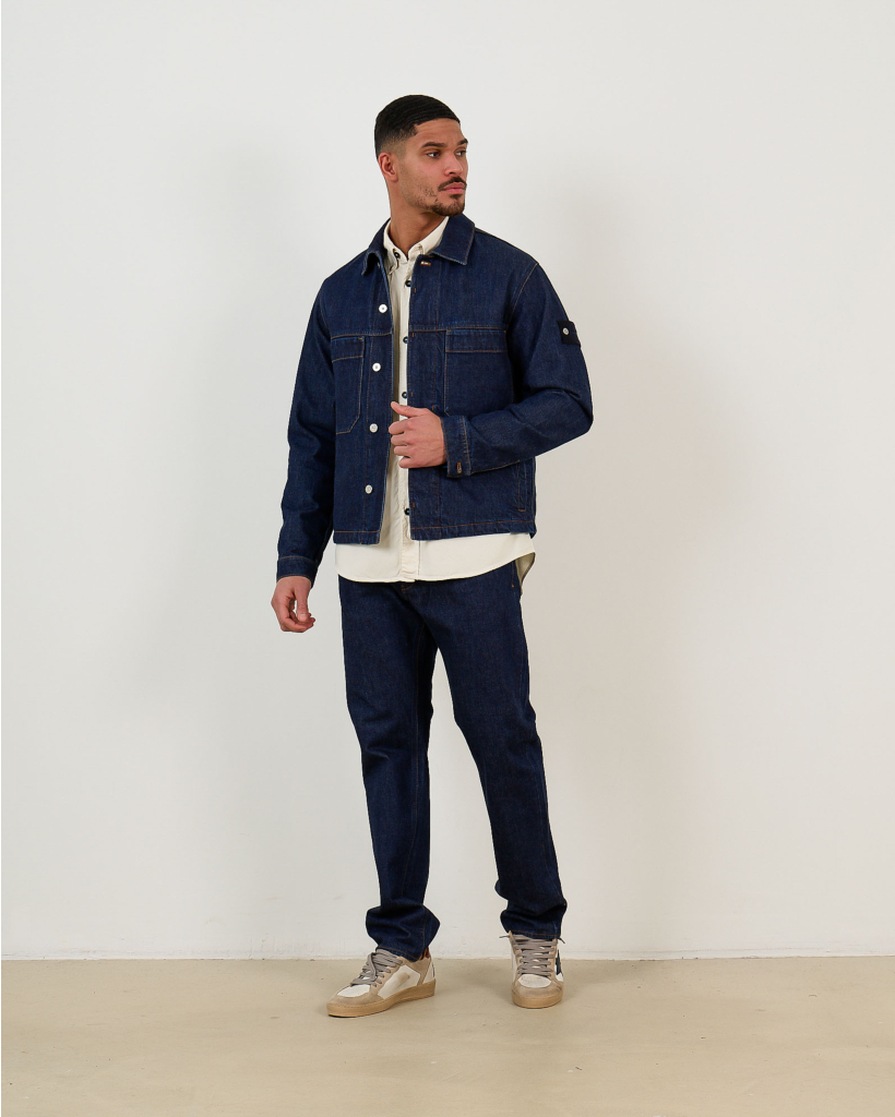 J100005 Regular Straight Fit Jeans Blue Rinse
