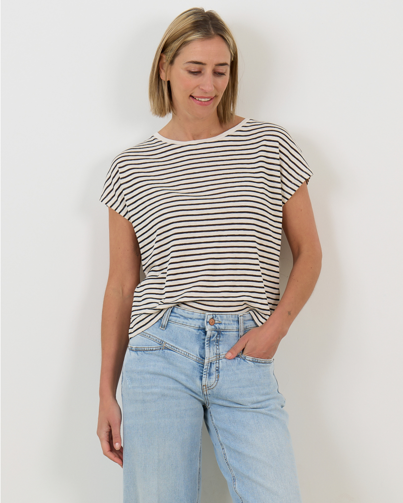Vanope T-Shirt Korte Mouw Off White