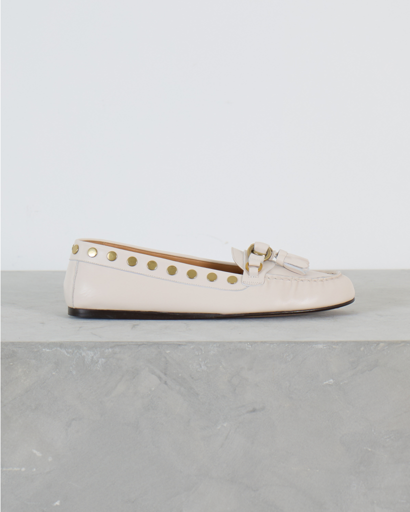Faxel Leren Loafer Off-White