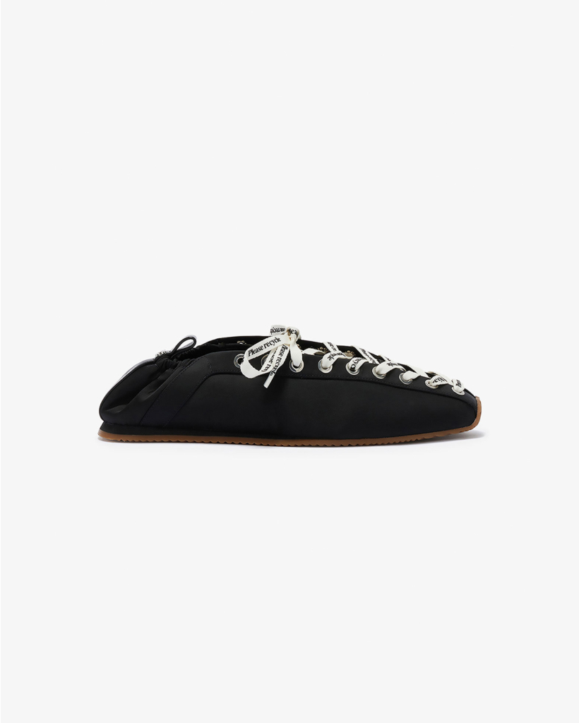 Sportieve ballerina in het zwart