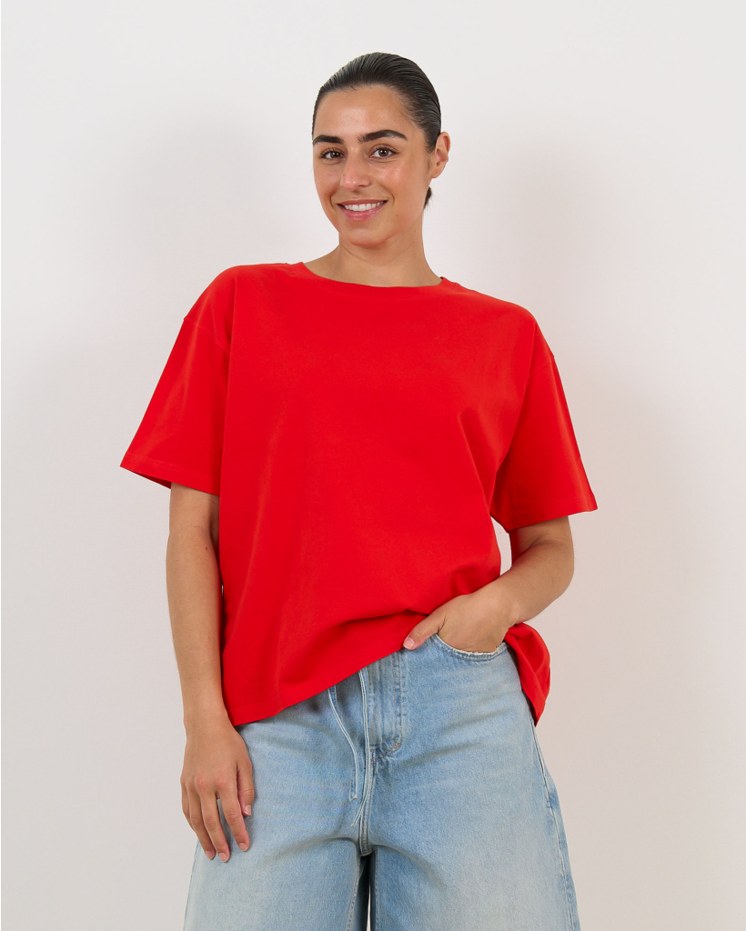 Fizvalley Oversized T-shirt Rood