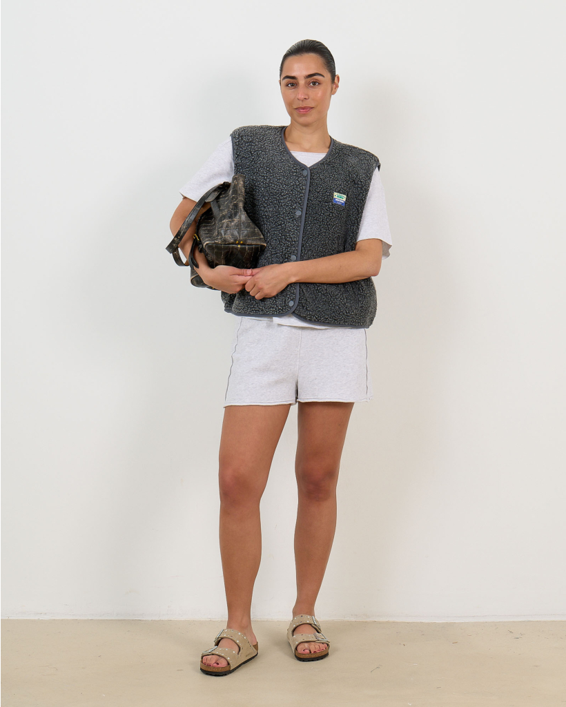 Atubay Short met Logo Grijs