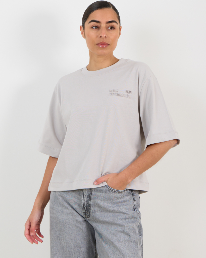Jiana T-shirt Micro Chip Grey