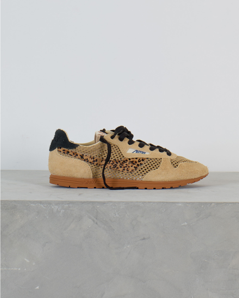 Windspin Sneakers Trench/Leopard 