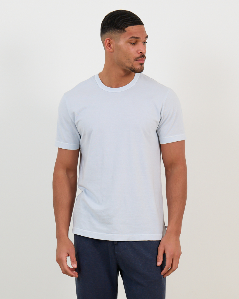 Basis T-Shirt Memory Mem Blauwgrijs