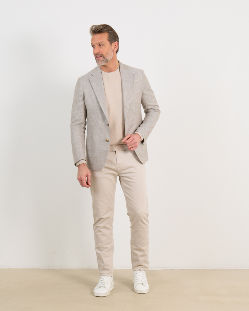 Posillipo colbert single breasted beige 