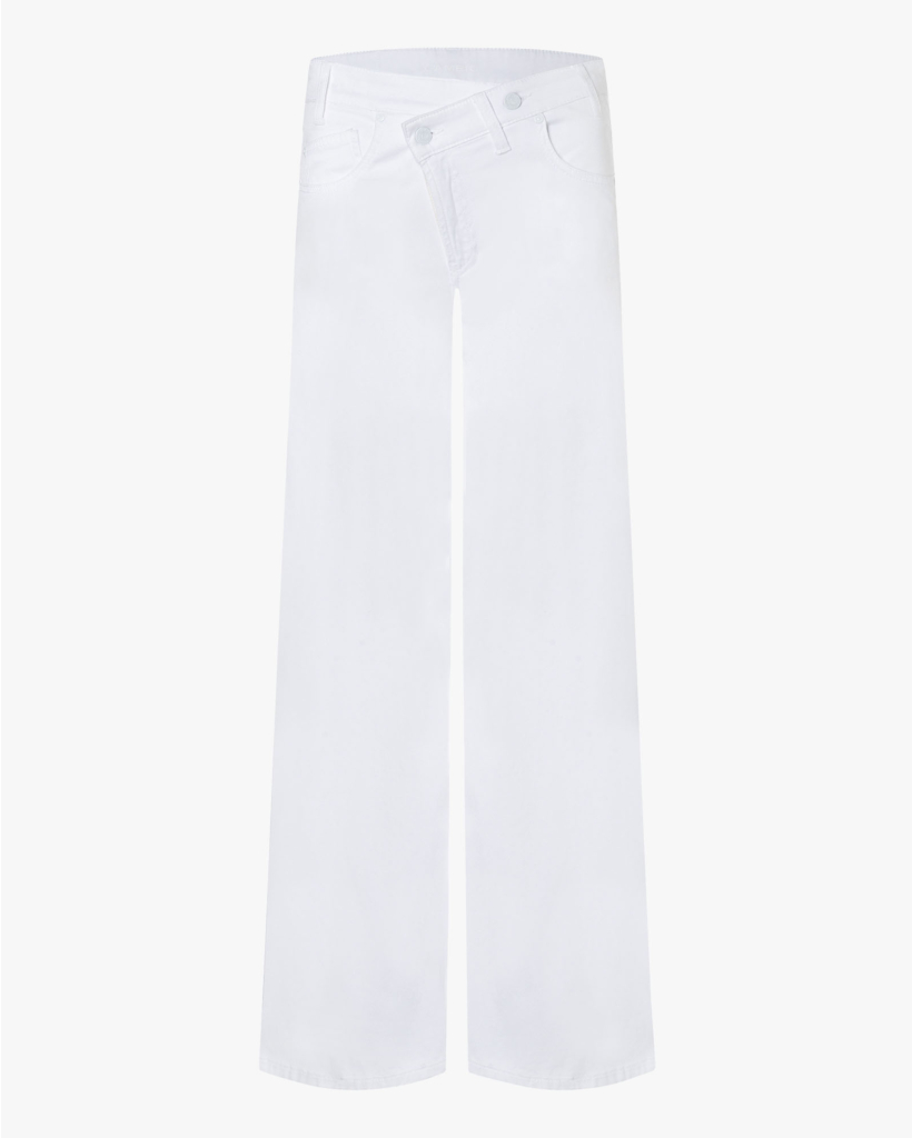 Baggy Asymmetrical Pantalon Pure White