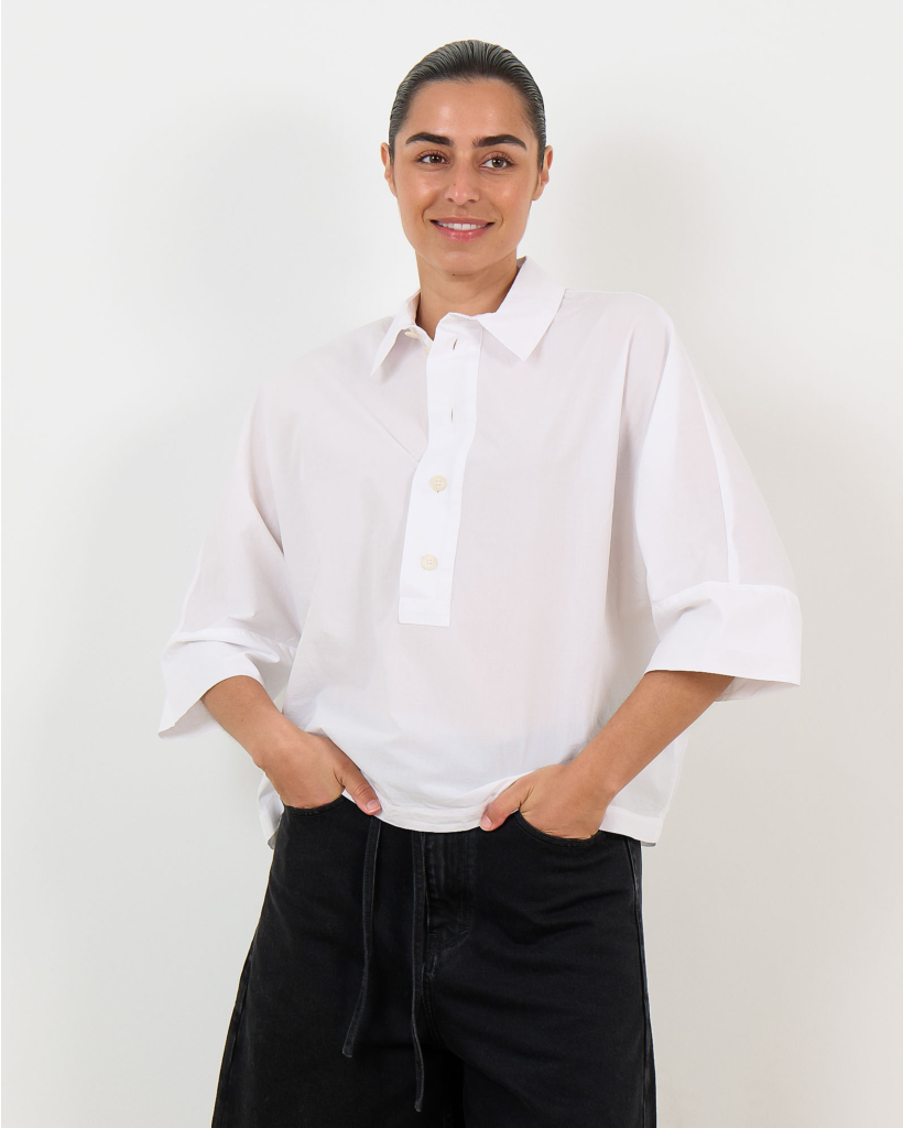 Jodie Blouse met Driekwart Mouw Optique