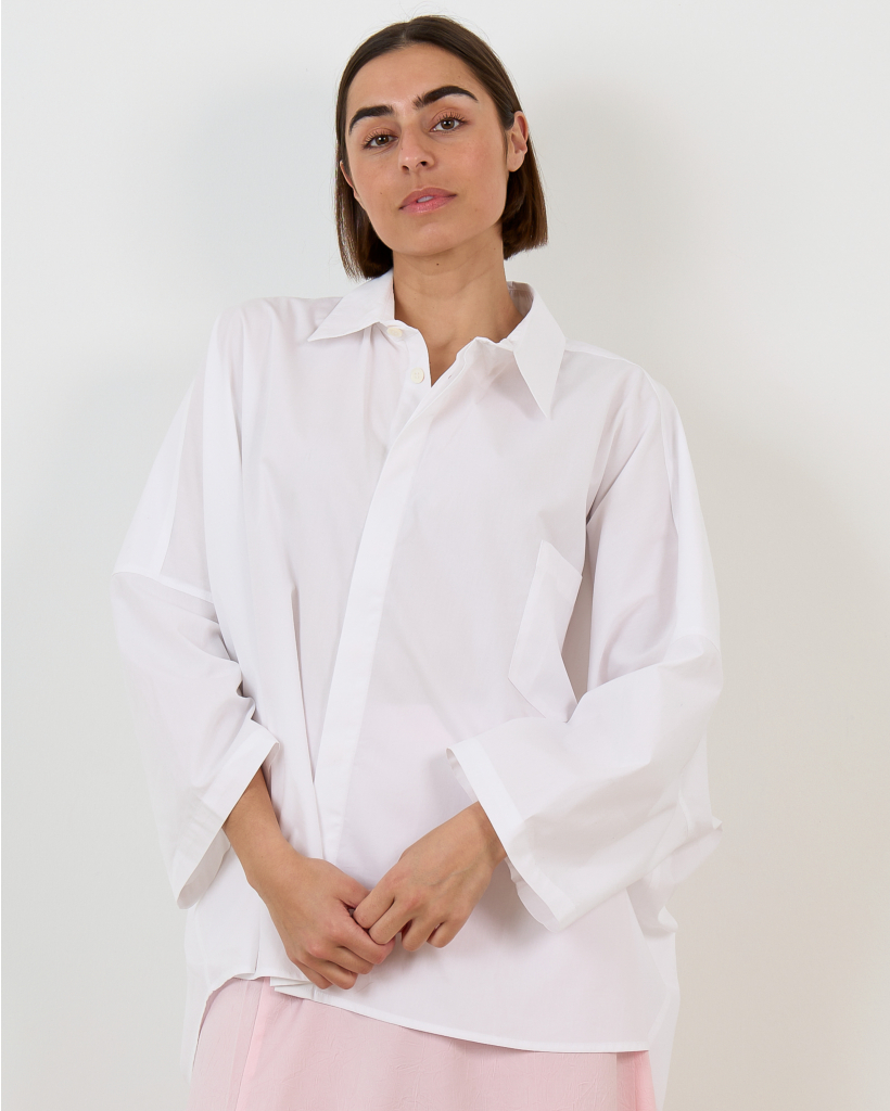 Jada Oversized Blouse Wit