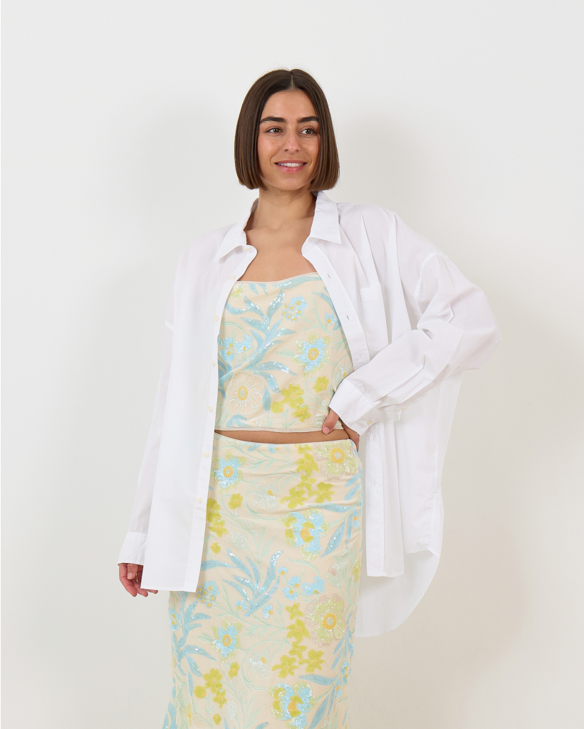 Macy Oversized Blouse Wit