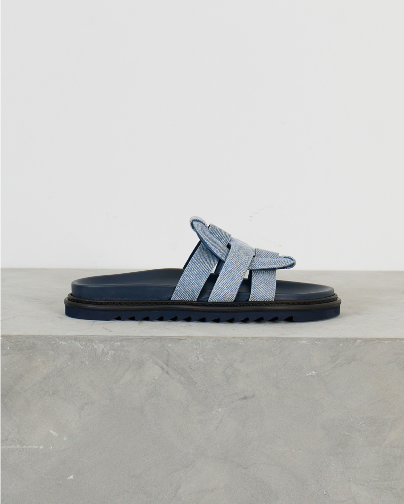 Emilia 64 Slipper Navy Jean