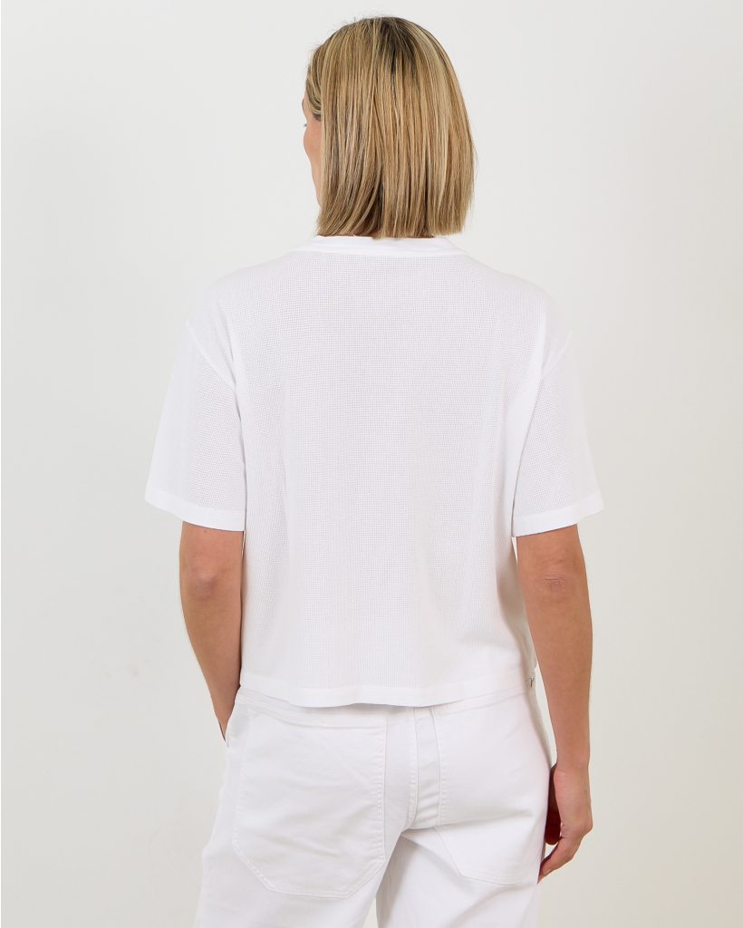 T-shirt Korte Mouw Met Print Wit