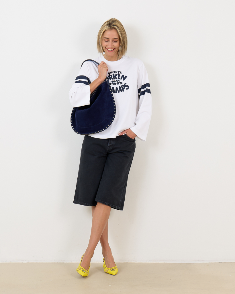 Becky Jeans Short Zwart 