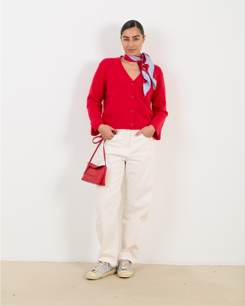 Vest cherry red 