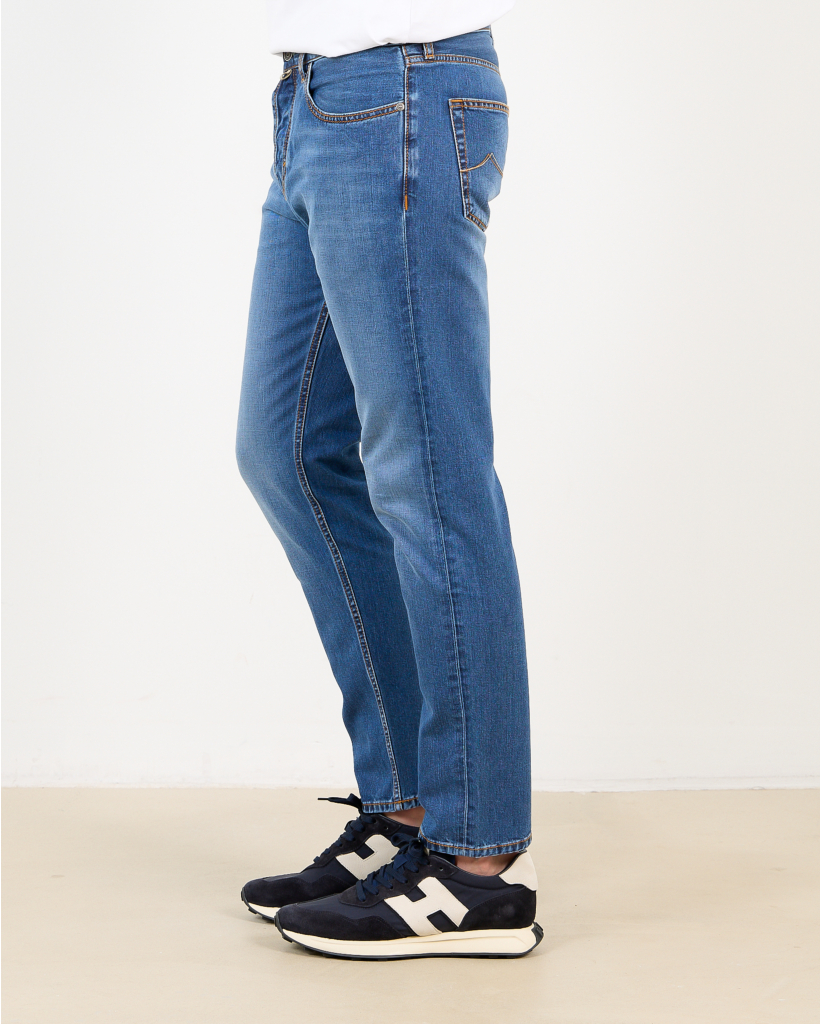 Slim Fit Jeans Blauw 