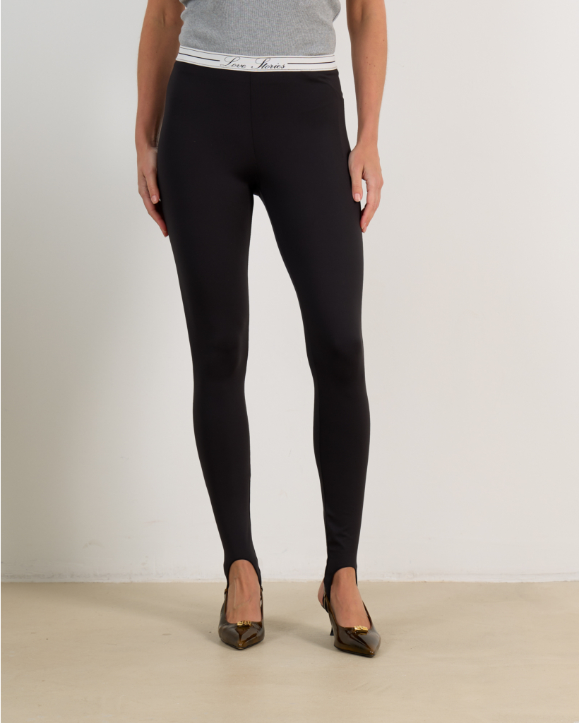 John Legging met Stirrup Zomen Zwart