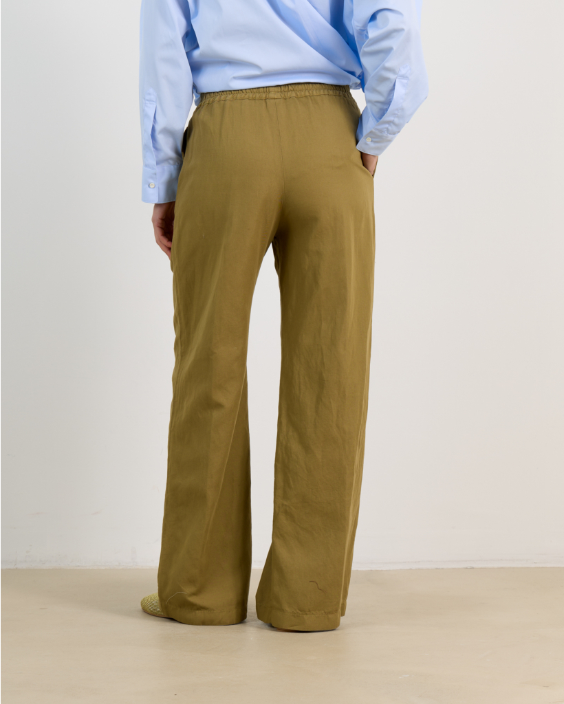 Pantalon Regular Fit Beige