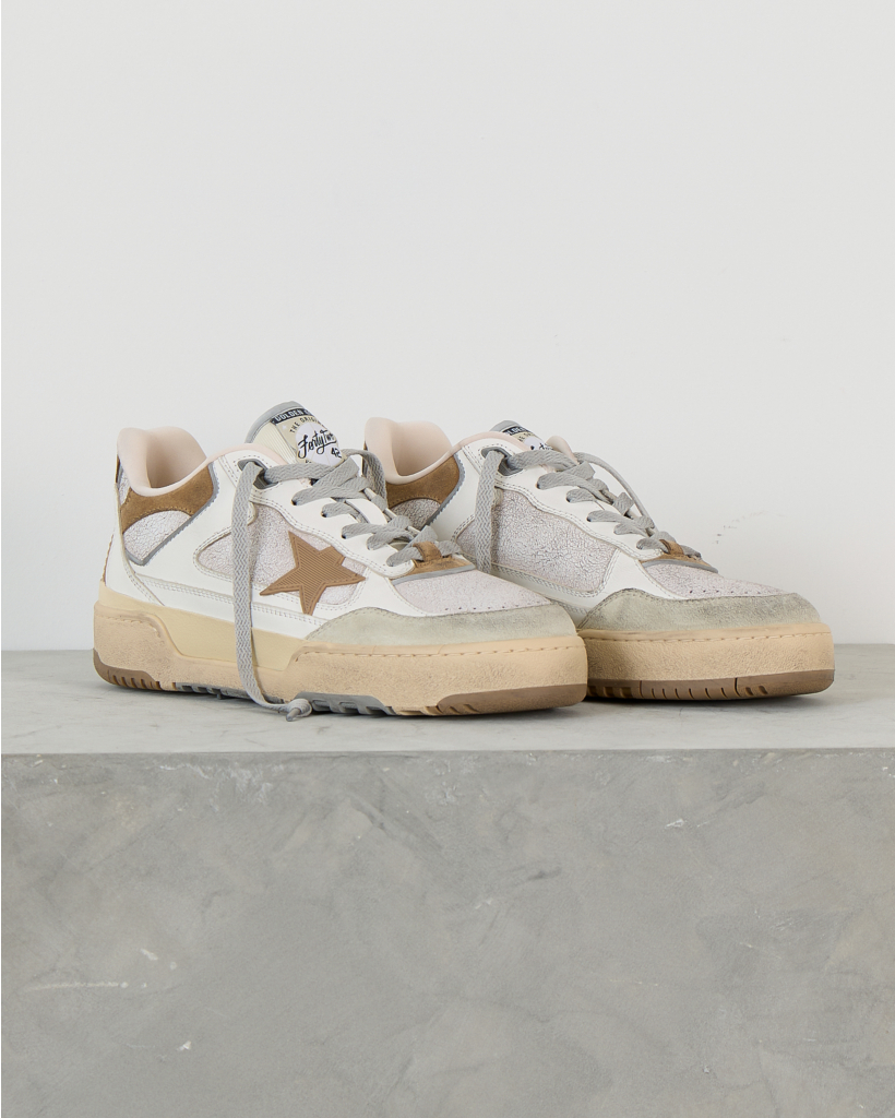 Forty 2 Sneaker Wit Beige