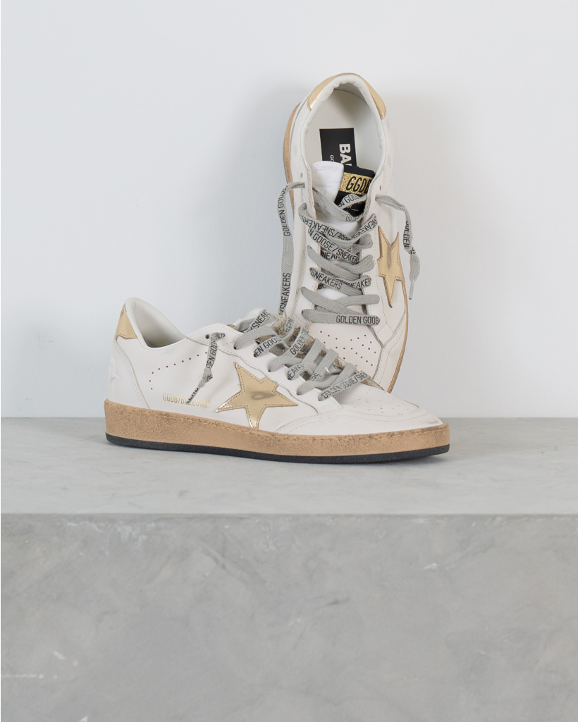 Ball Star Sneaker met Gouden Ster Off-White