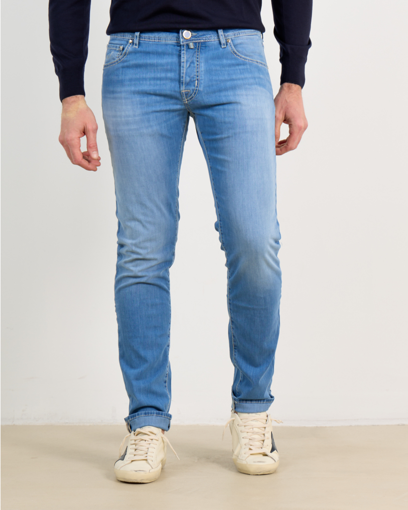 Nick Slim Jeans Blauw