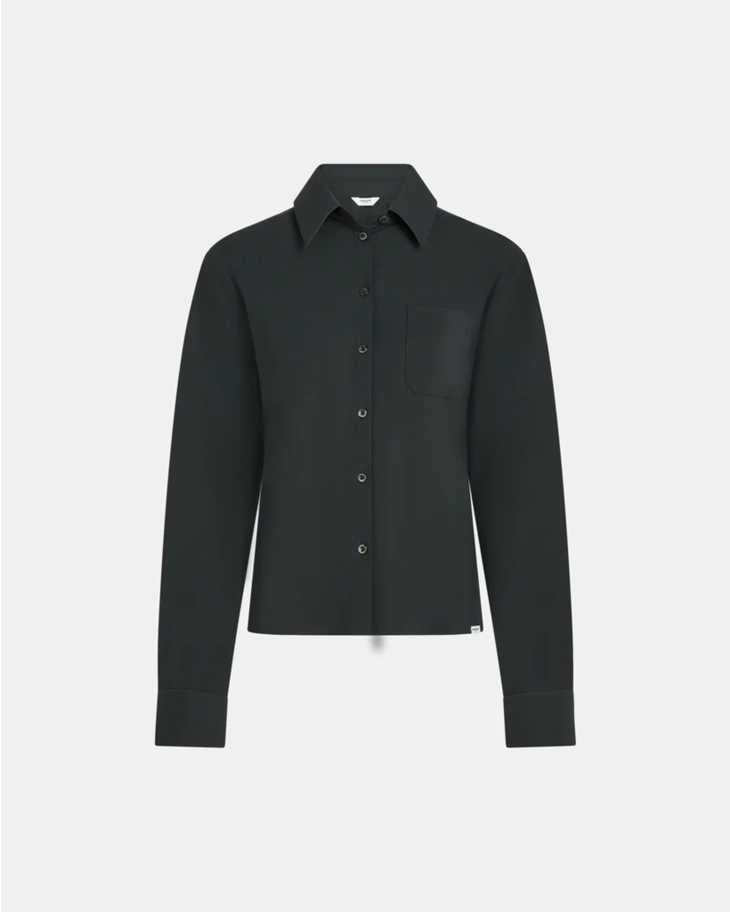 Blouse Lange Mouw Donker Grijs