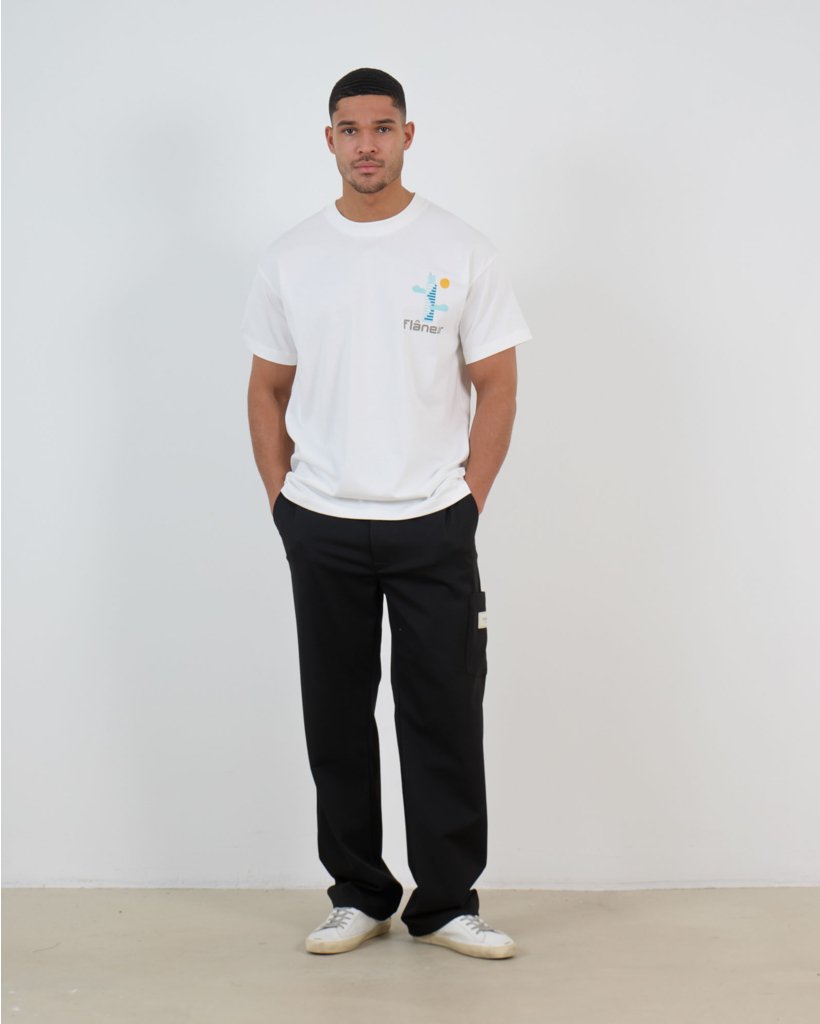 Festival Map T-shirt Wit