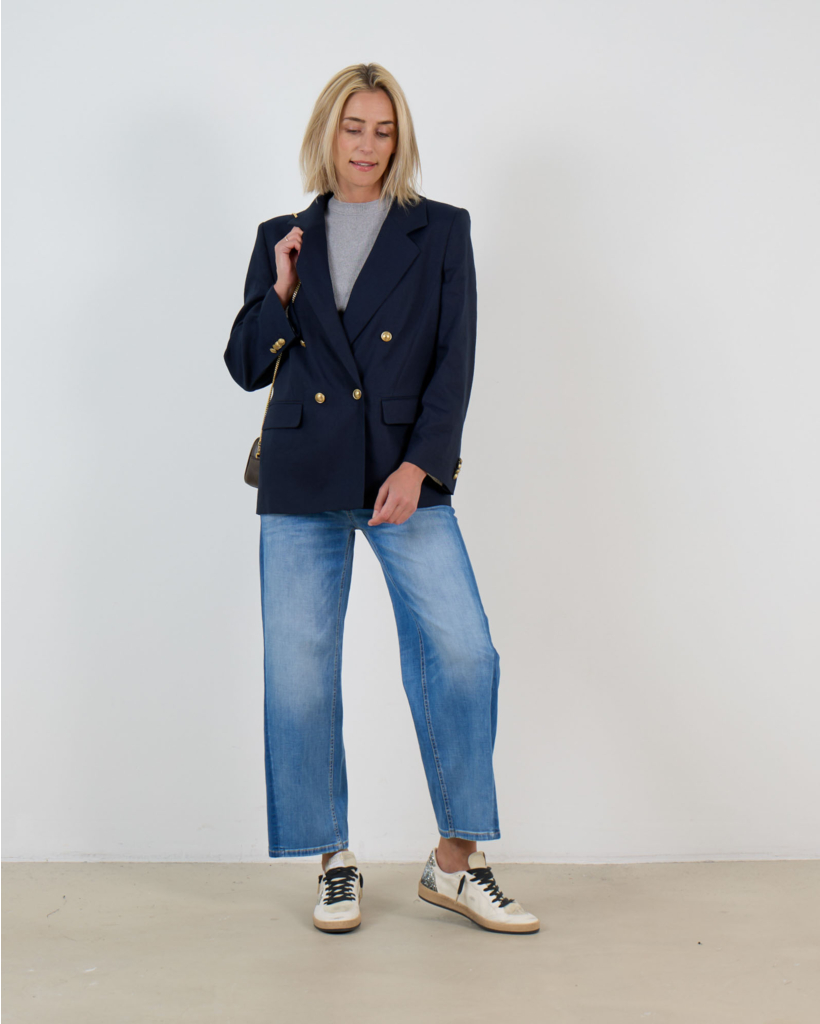 Hadlow Blazer Navy Gouden Knopen