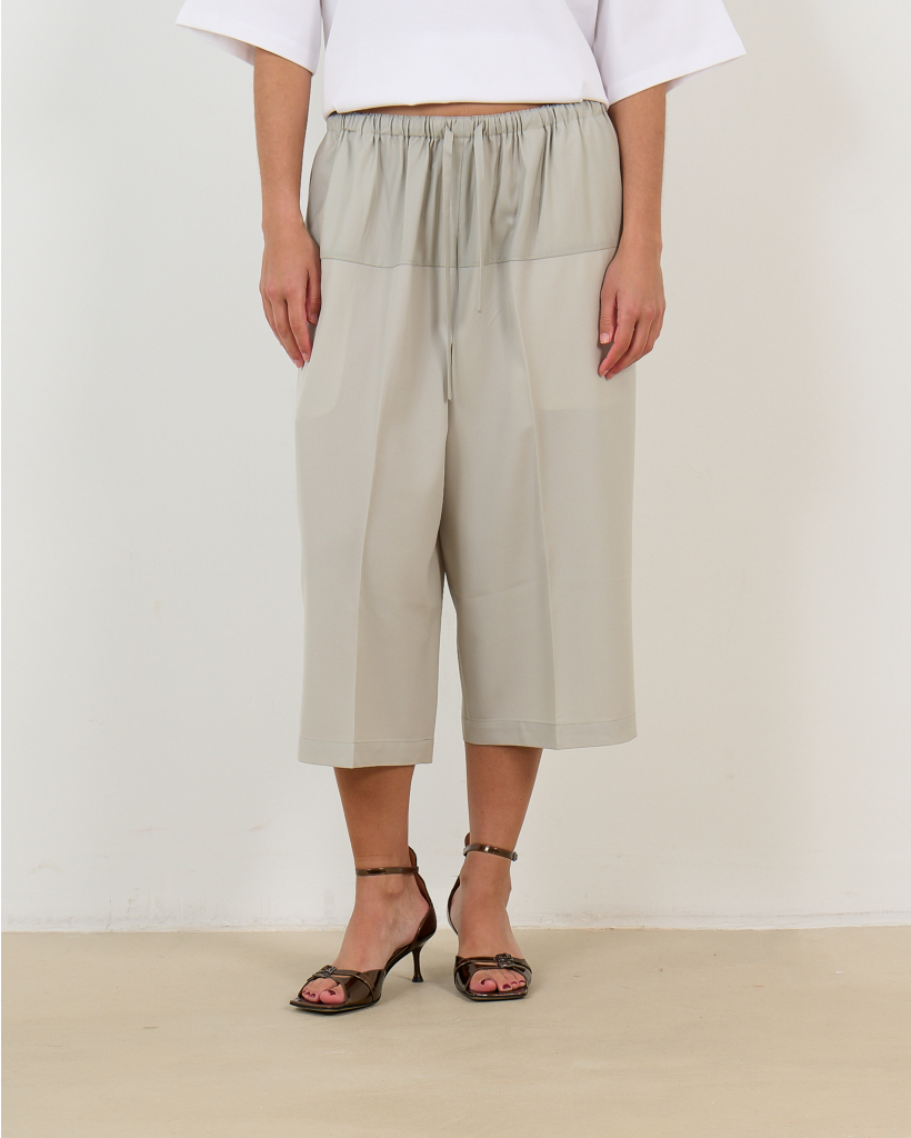 Korte Broek Met Trekkoord Grijs