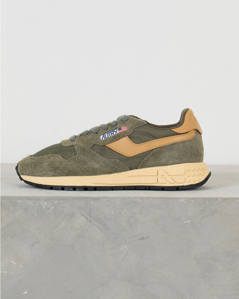 Reelwind Low Sneaker Suede Kaki Groen
