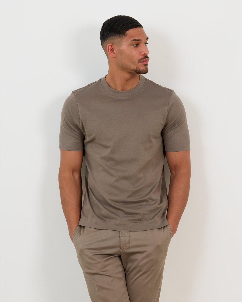 T-Shirt Ronde Hals Taupe