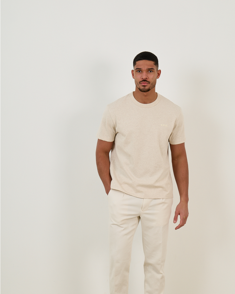 T-shirt Korte Mouw Ecru 