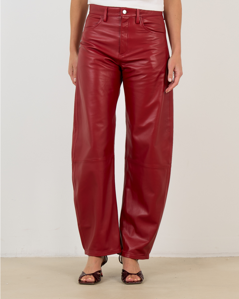 Judith Pantalon Rood Leer