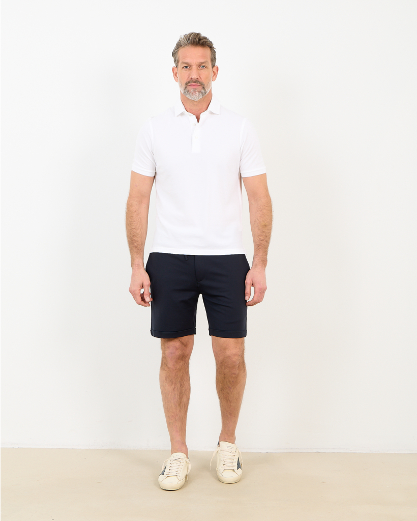 Pique Polo Shirt Wit