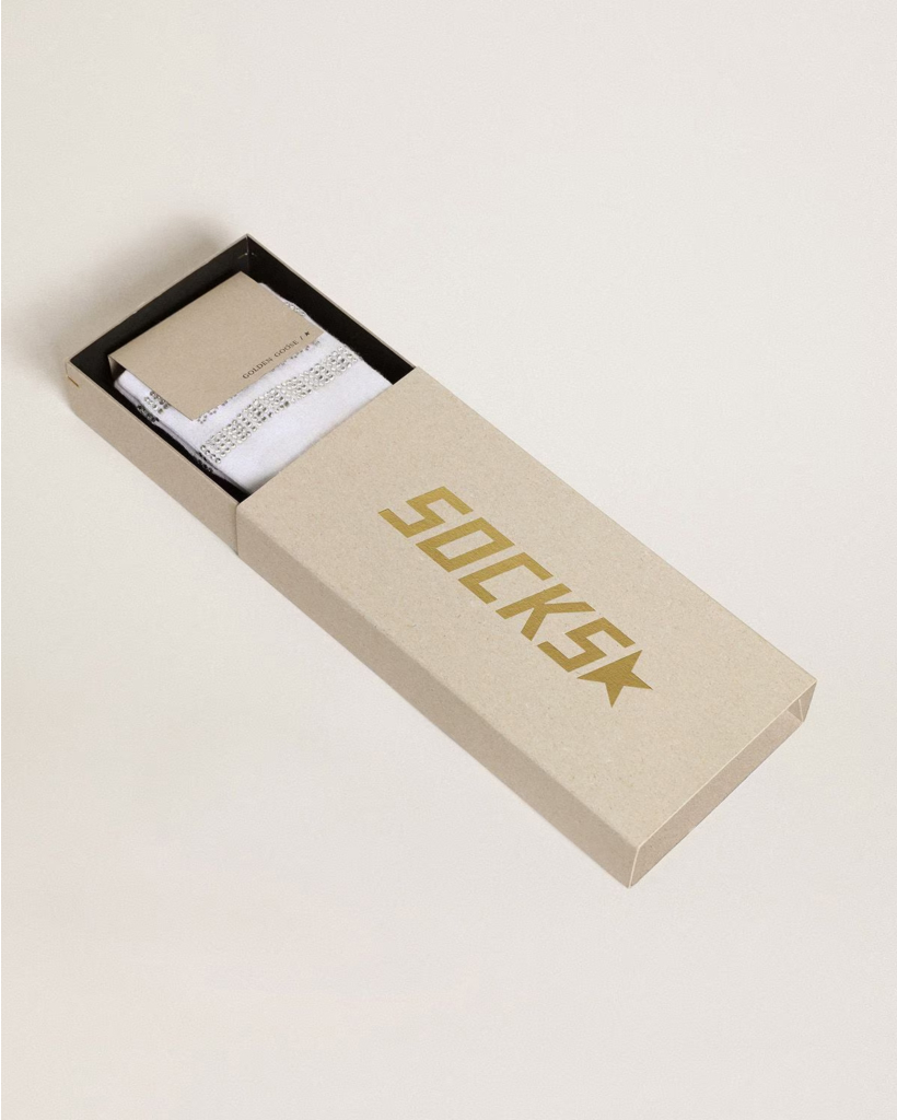 Sokken White/Crystal